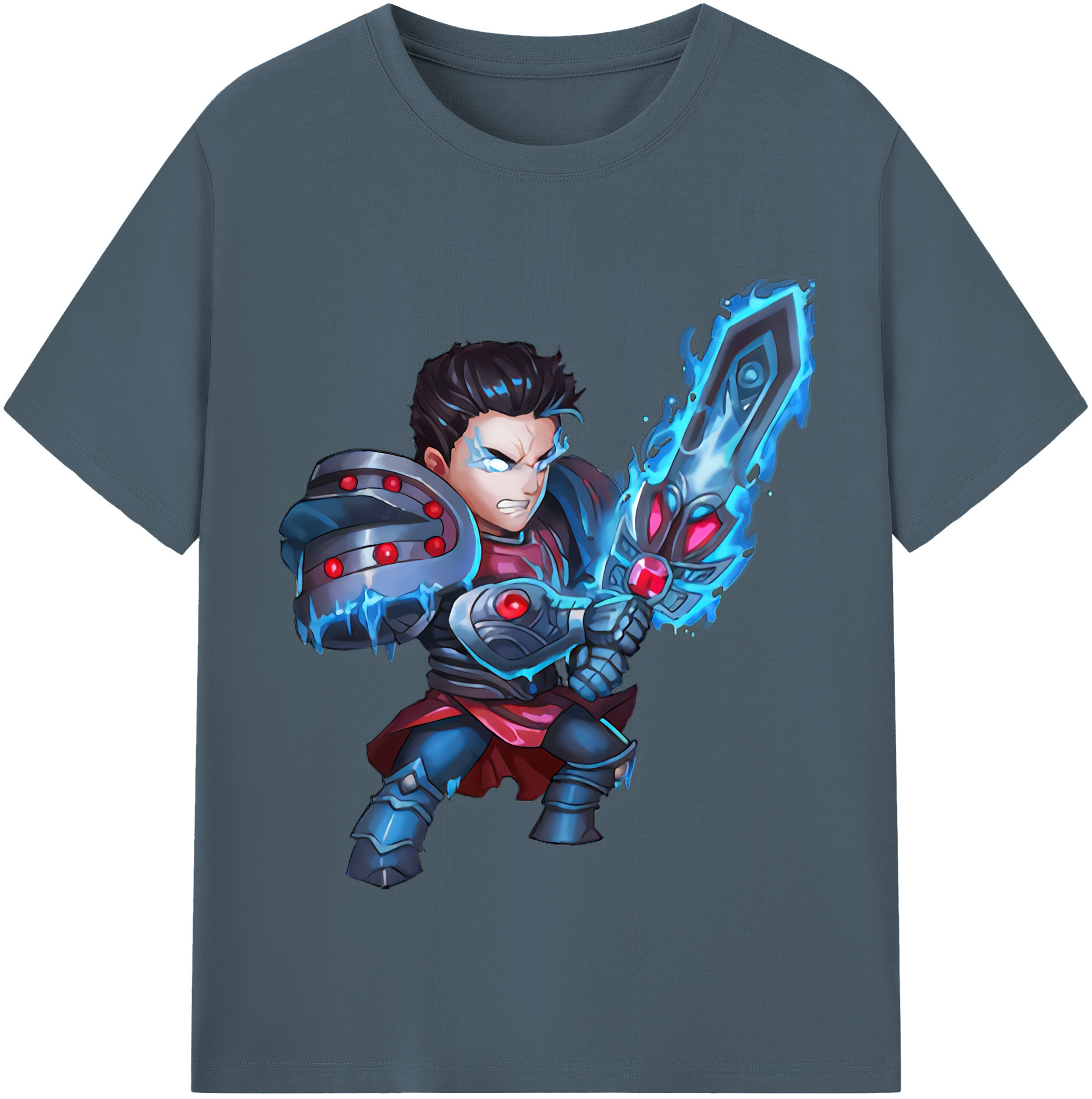 リーグ・オブ・レジェンド League of Legends LOL 綿100％半袖Tシャツ（フロントプリント）